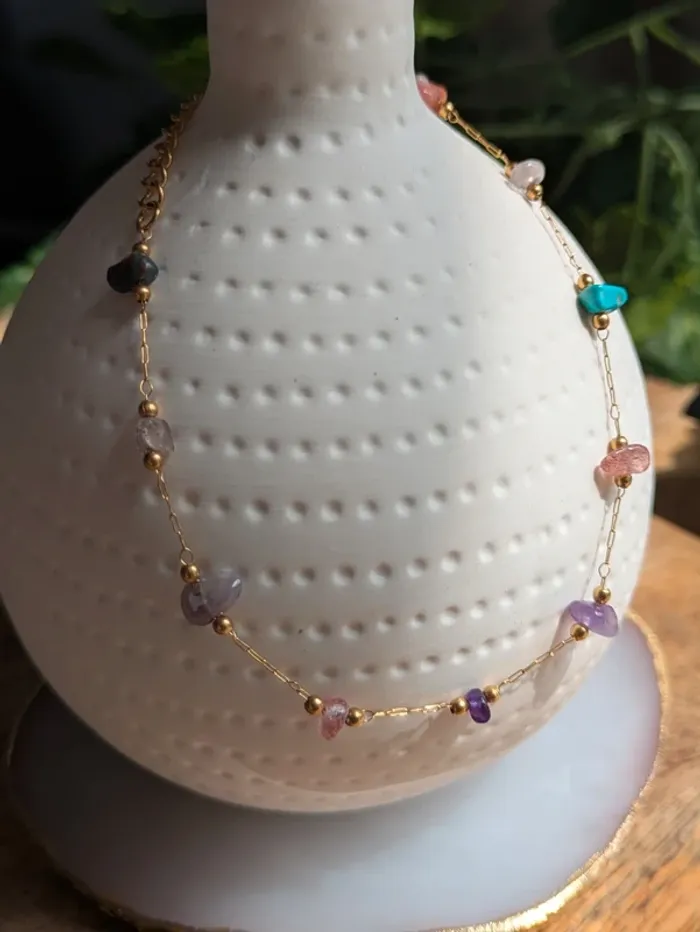 Bracelet avec perles naturelles #tendance - photo numéro 5