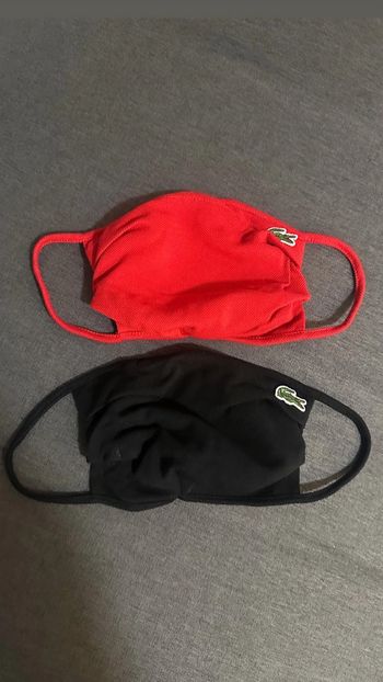 Lot de 2 Masques Authentique Lacoste