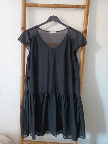 Jolie robe noire Plumetis Lady Blush taille 40