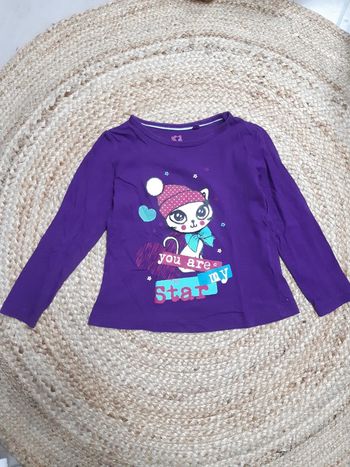 Tee shirt manches longues Lupilu 3/4 ans