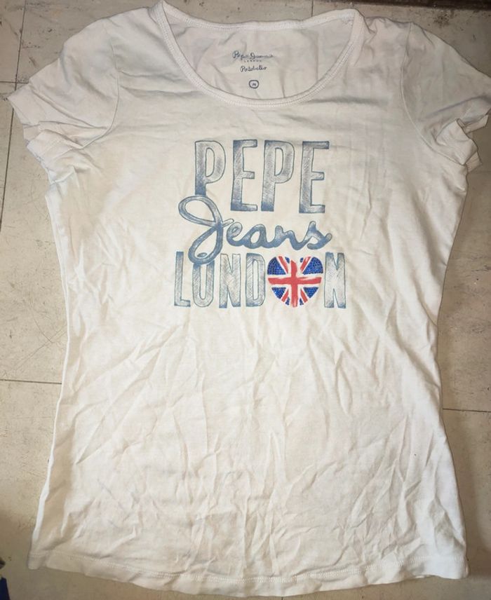 Tee-shirt femme manches courtes taille M Pepe jeans