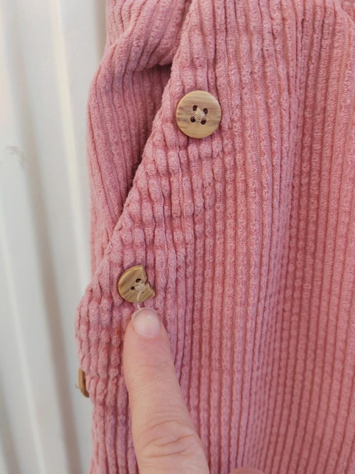 🩷Pantalon en velours rose 12 ans Kiabi - photo numéro 2