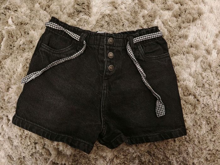 Short en jean noir - photo numéro 2