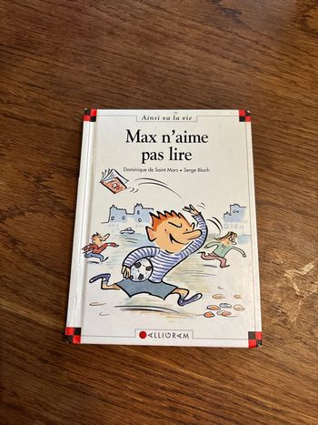 Livre Max n’aime pas lire