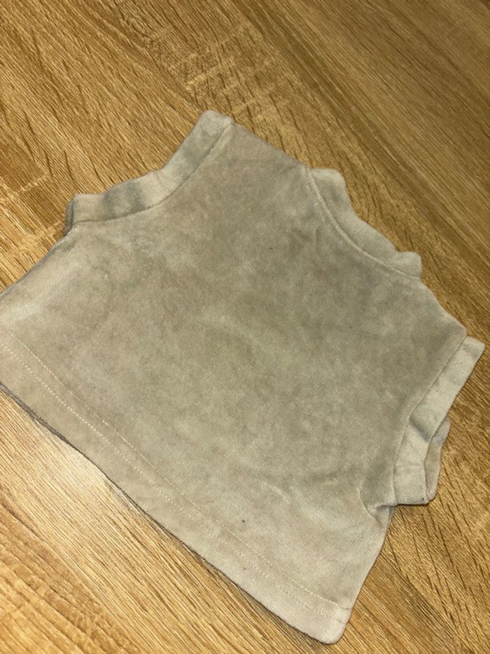 Haut pull bébé 0/1 mois motif ourson - photo numéro 3