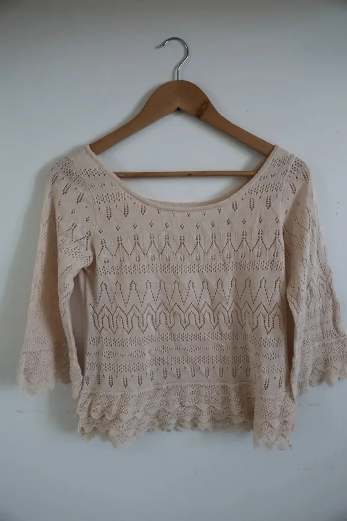 C38 Top Crochet Taille 36 - photo numéro 2