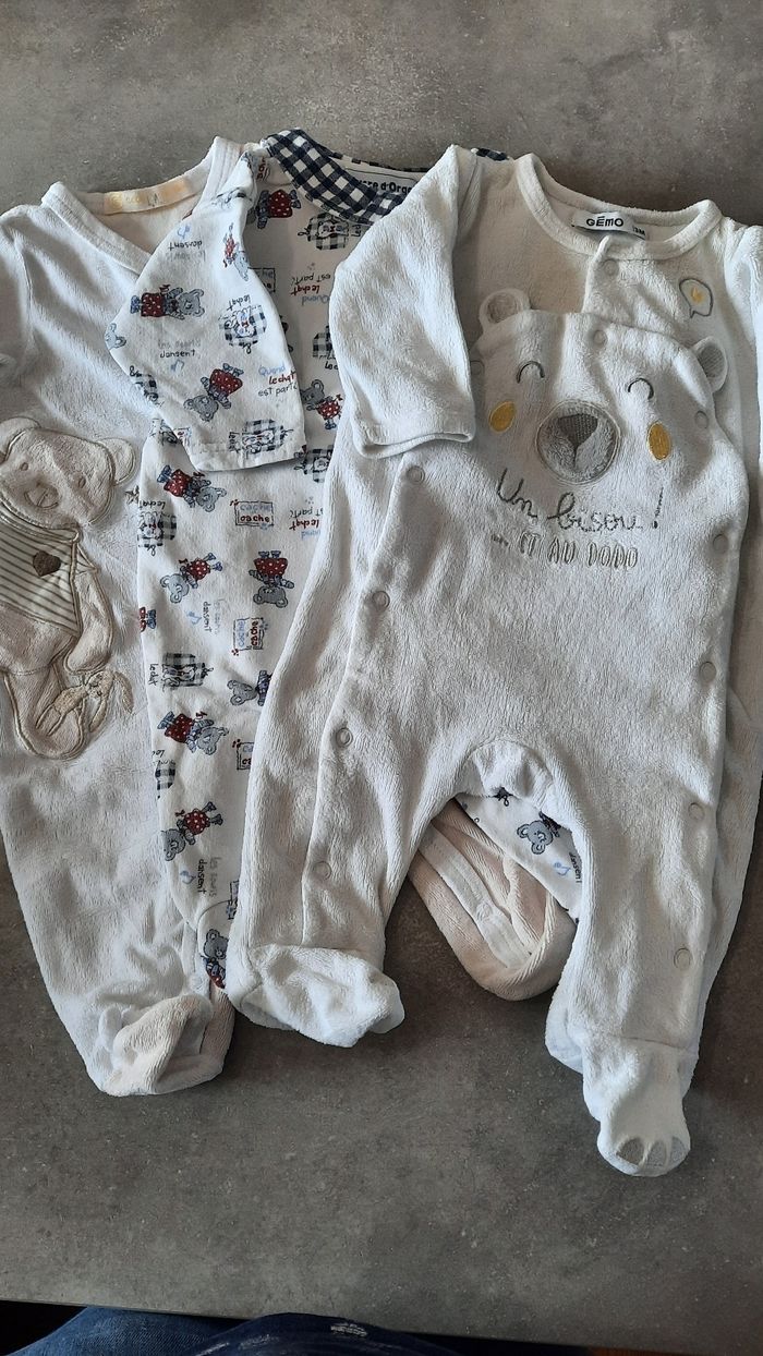 Lot de 3 pyjamas 3 mois