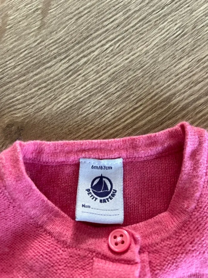 Gilet Petit bateau 6 mois - photo numéro 2