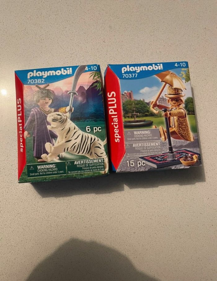 Playmobil Combattant asiatique + Artiste de rue