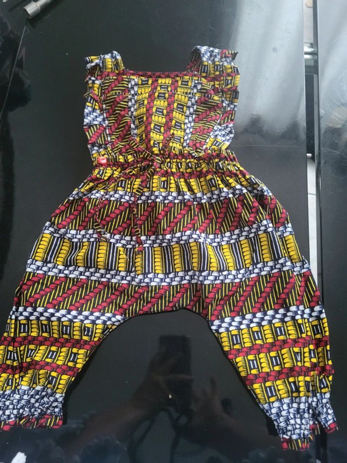 Salopette wax 2 ans fait main