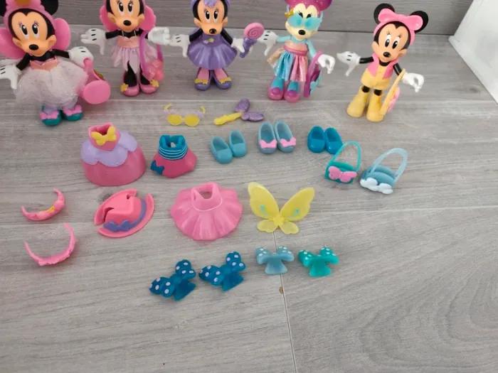 Lot de 5 Minnie Fashionista - photo numéro 8