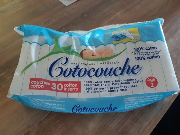 Cotocouche pour érythème fessier