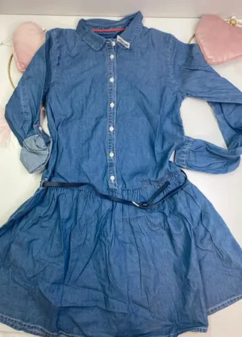 Robe fille - neuf - bleue - Okaïdi - Taille 12 ans