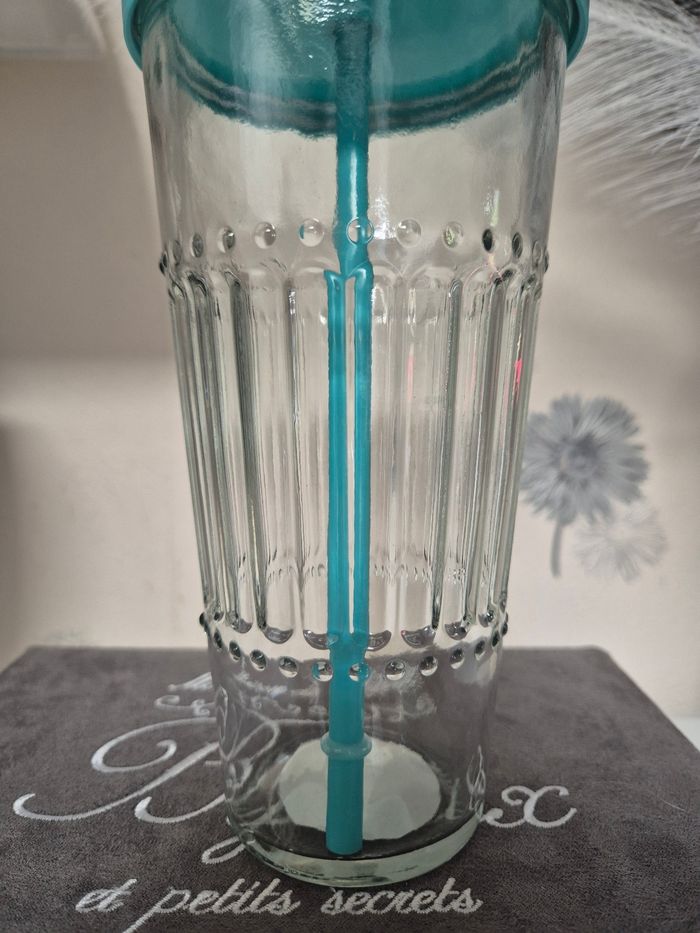 Grand verre avec paille "Casa" - photo numéro 3