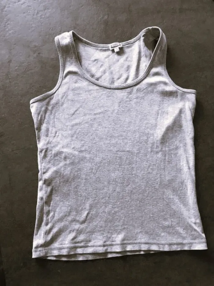 Débardeur Gris Femme – Taille 38 – Basique Chic - photo numéro 2