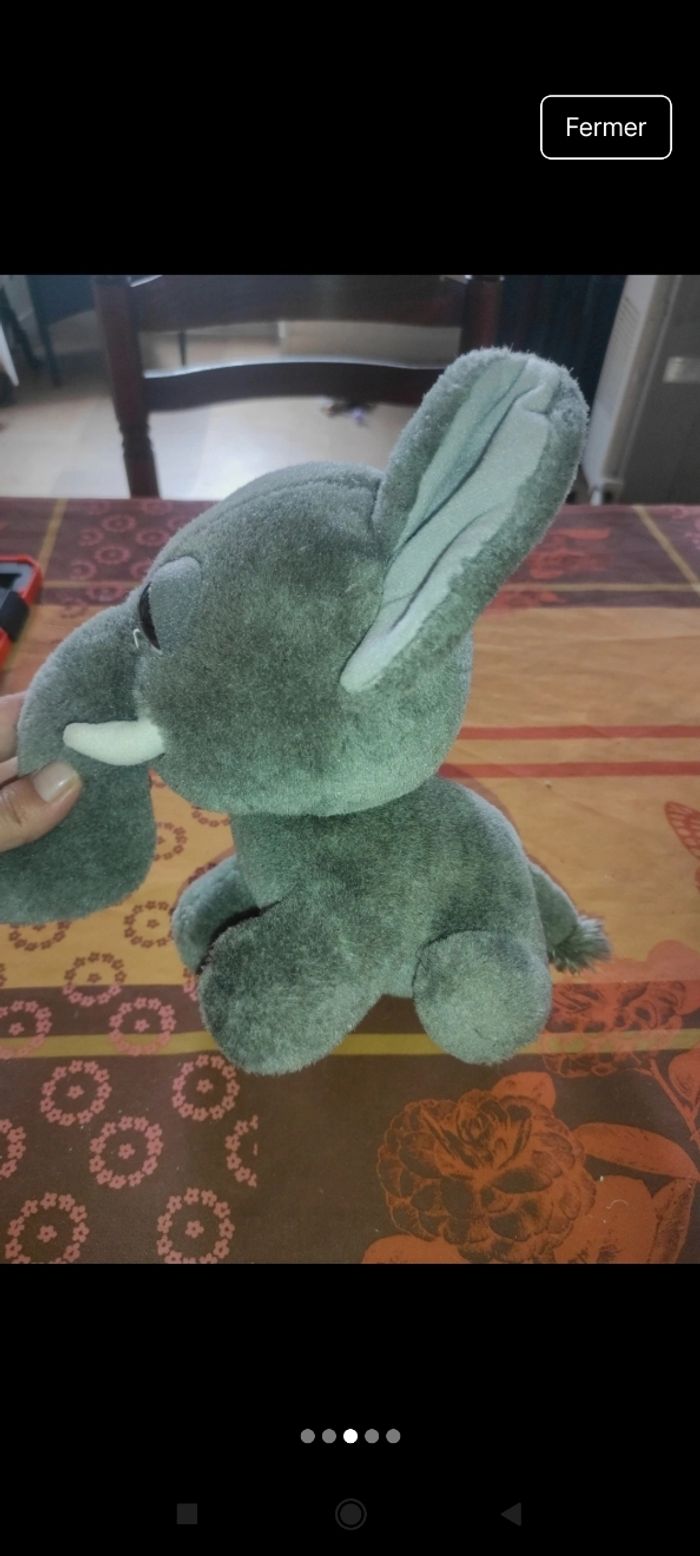 Peluche éléphant j41 - photo numéro 3