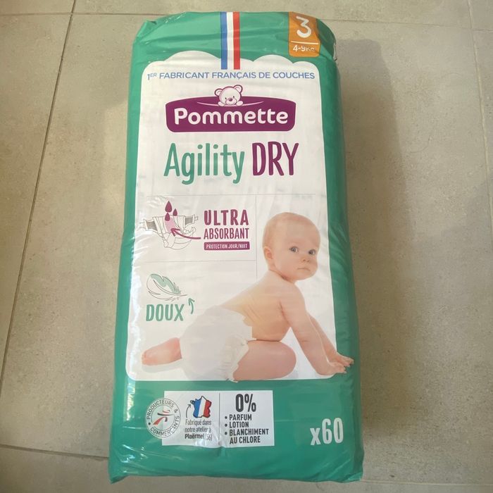 Couche taille 3 pommette