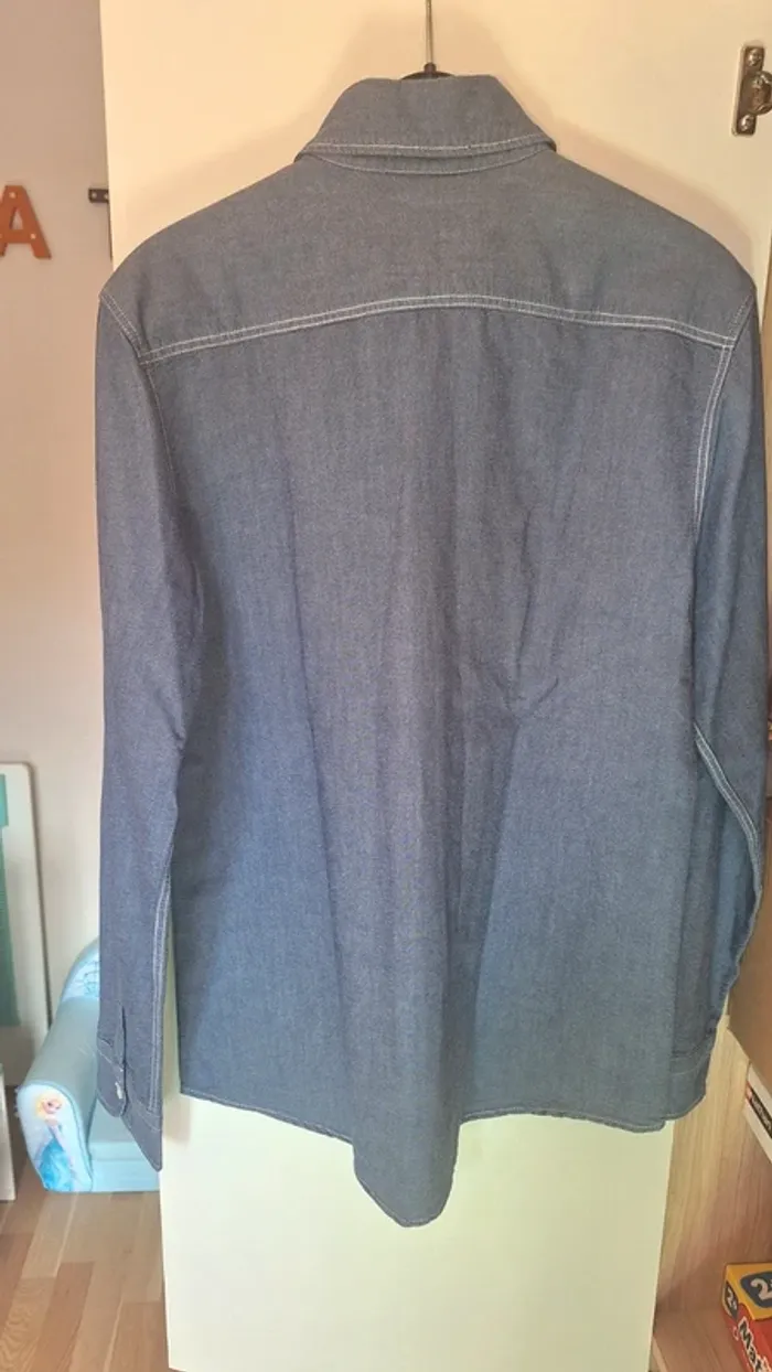 Superbe chemise en jean homme Jules neuve - photo numéro 4