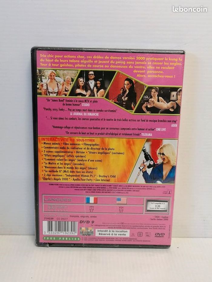 Dvd CHARLIE ET SES DROLES DE DAMES  (Neuf sous blister) - photo numéro 2