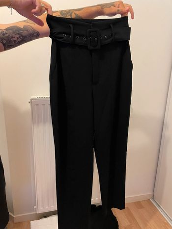 Pantalon taille haute noir