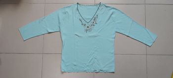 Haut manche 3/4 avec perle