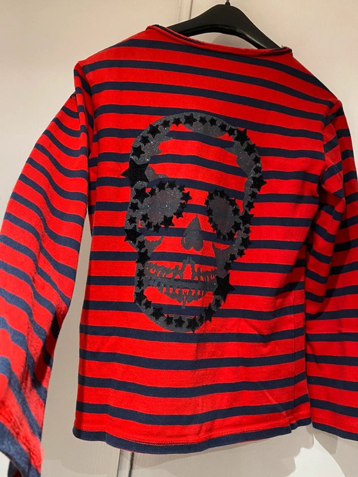 Zadig et Voltaire mixte Marine rouge petit 12 ans, XS - photo numéro 5
