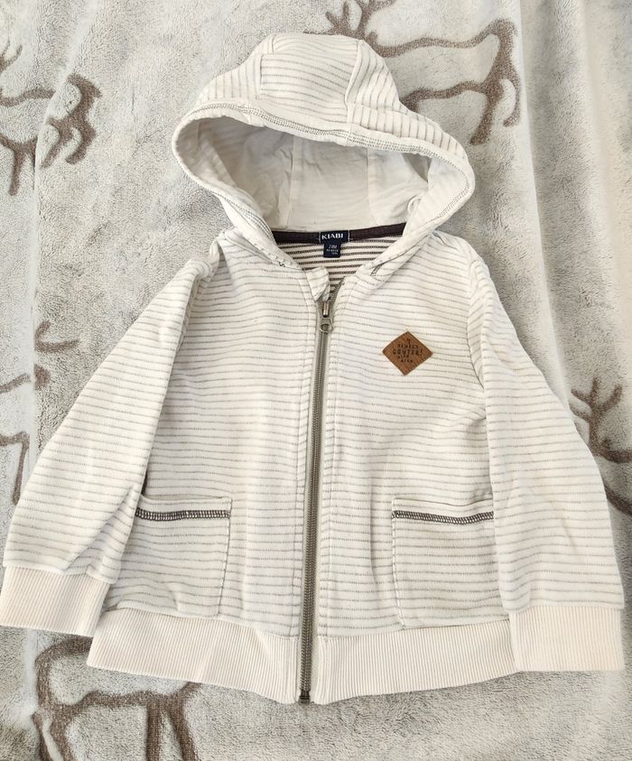 Gilet zippé 2 ans
