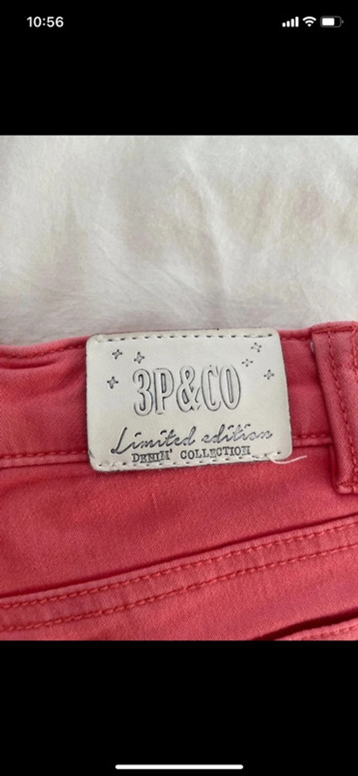 Short en jean 3 pommes - photo numéro 2