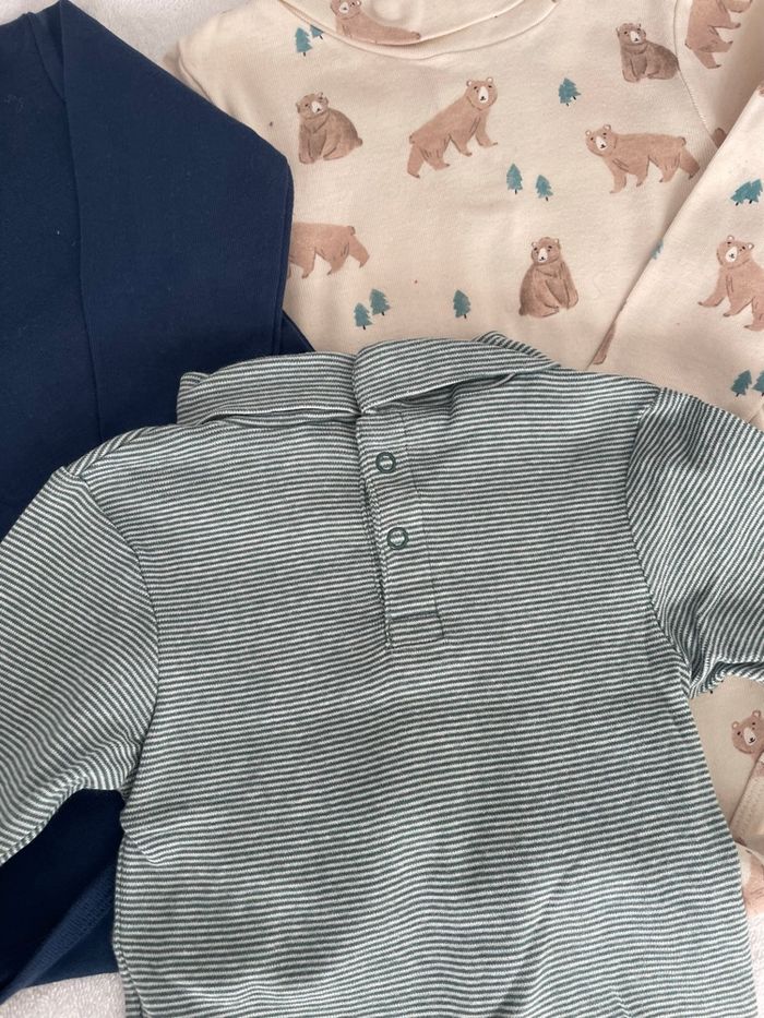 Lot de 3 body col roulé 18 mois - photo numéro 3