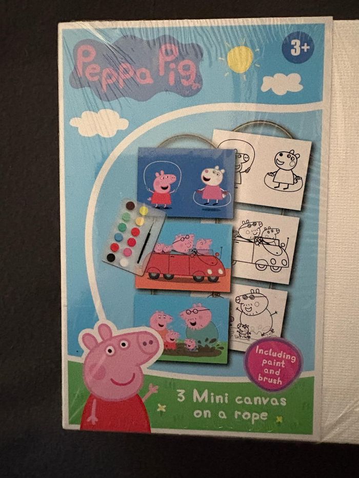 Peppa Pig - Toile a peindre 2 pièces - photo numéro 2