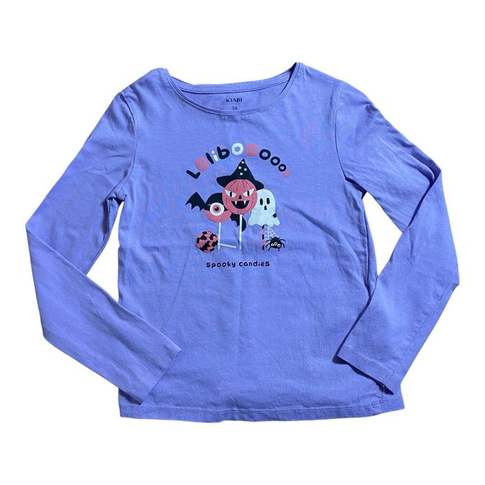 Kiabi T-shirt manches longues mauve Taille 8 ans