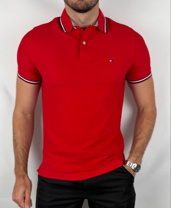 Polo Tommy Hilfiger Rouge S 