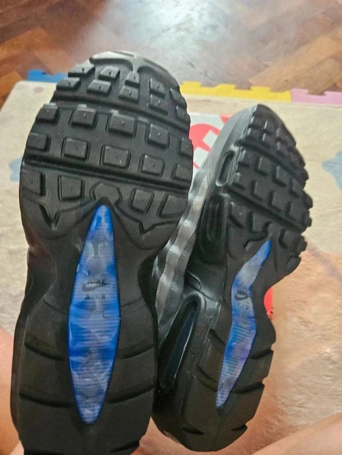 Nike Air Max 95 gris frais bleu coureur taille 40 - photo numéro 7