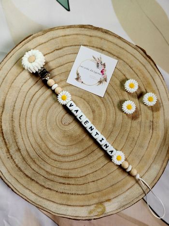 Attache tetine personnalisée 