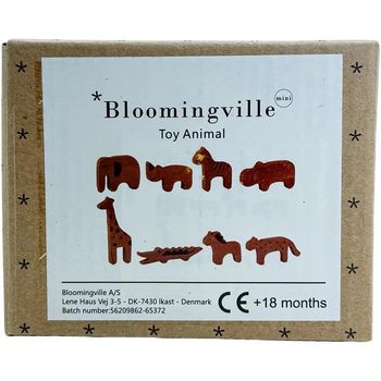 Bloomingville Set de 8 figurines en bois
