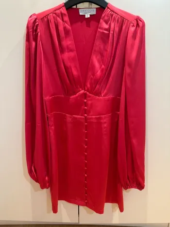Robe courte satinée Asos