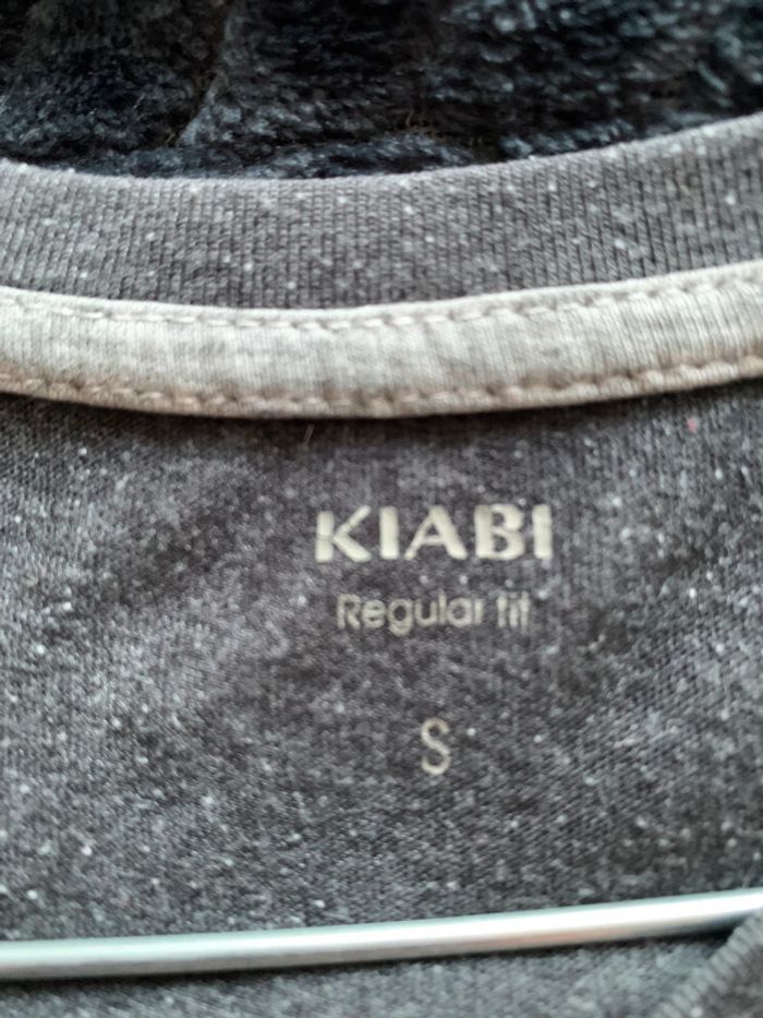 T-shirt Kiabi col V Gris - Taille S - photo numéro 3