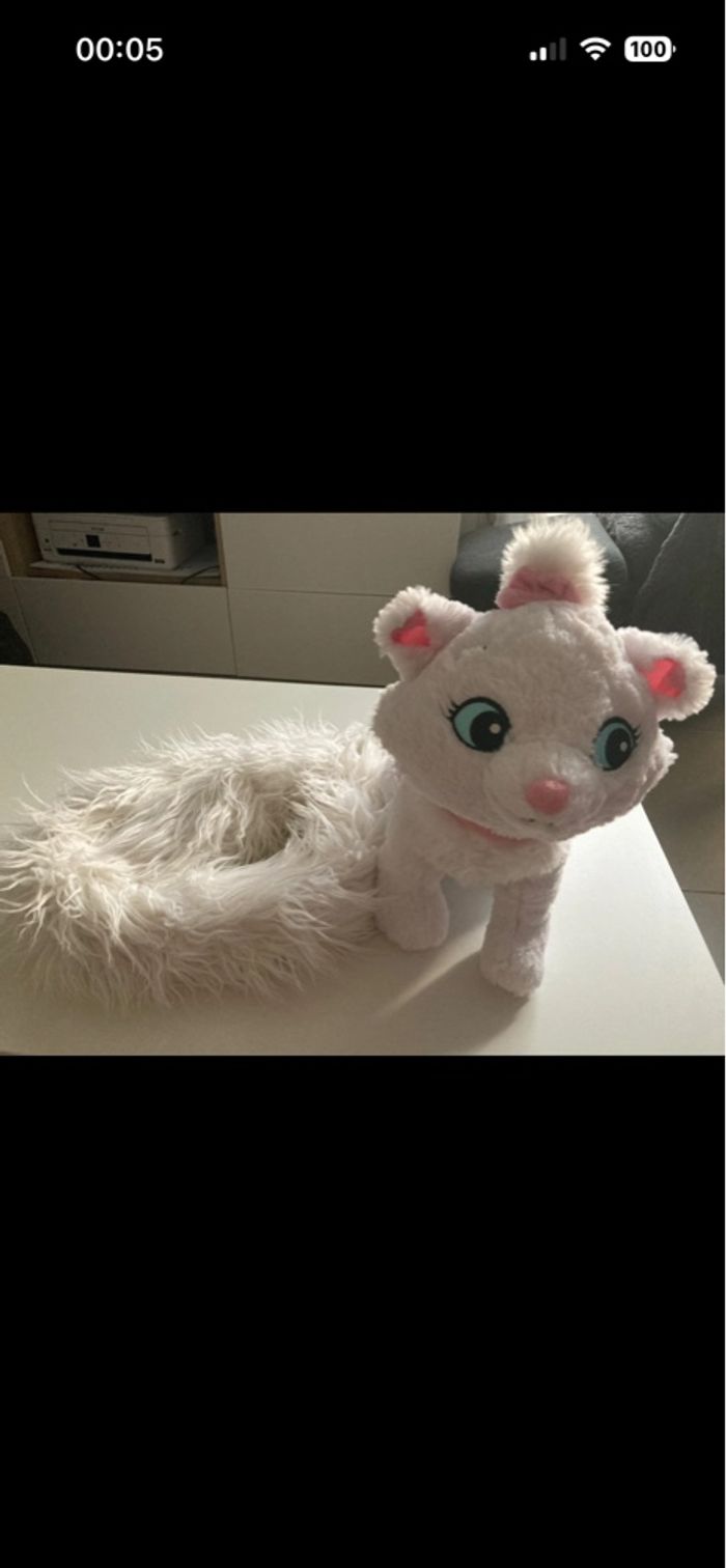 Peluche « Marie » des Aristochats  Marque Disney