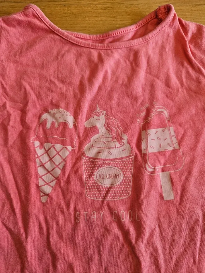 T-shirt fille 4 ans - photo numéro 2