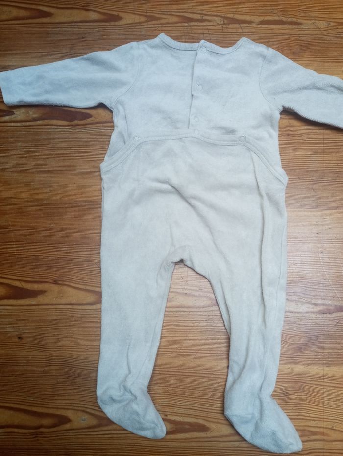 Pyjama velours, 9 mois - photo numéro 3