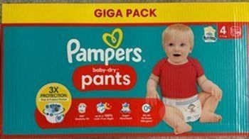 Giga pack Pampers Baby Dry Pants taille 4 124 couches