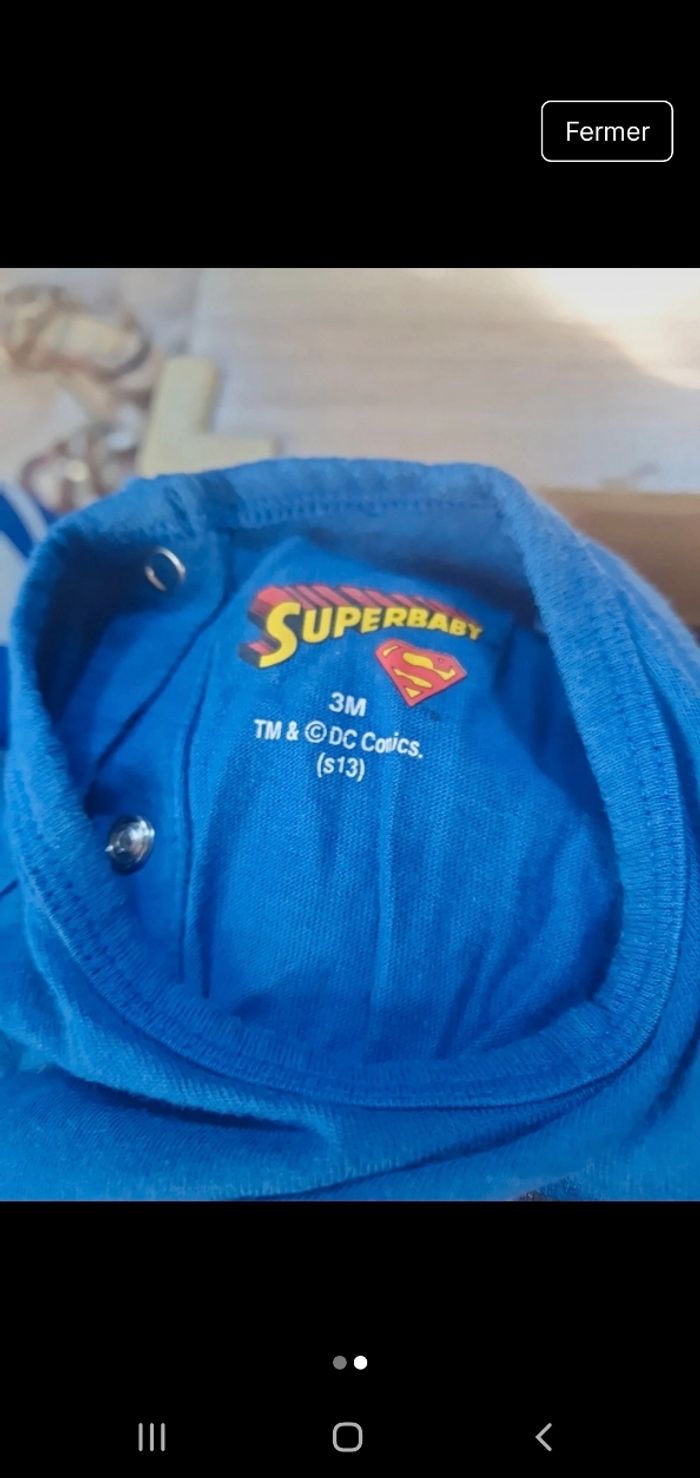 T-shirt Superbaby - photo numéro 2
