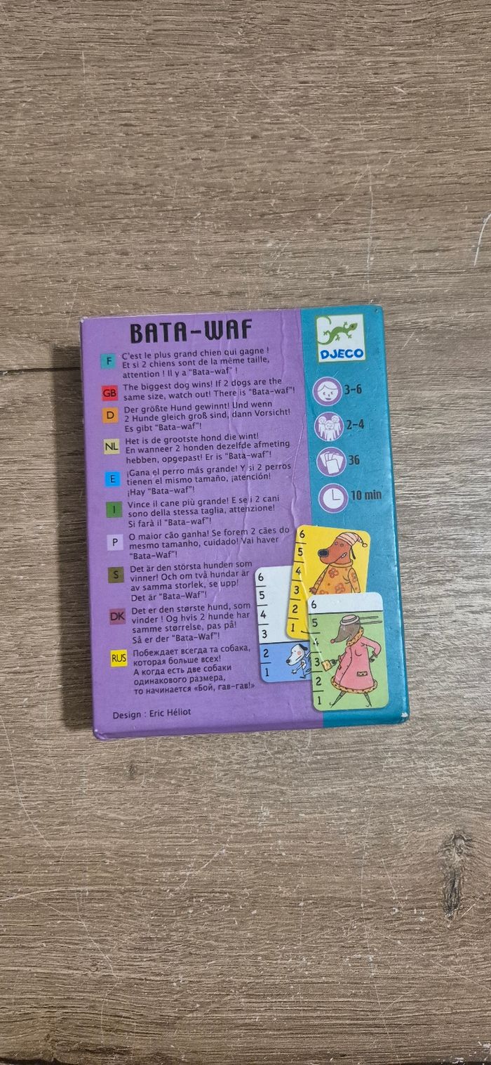 Jeu de bataille Bata-Waf - photo numéro 5