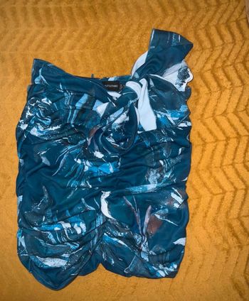 Jupe courte élastique et ruban taille 36