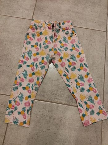 Pantacourt fendu en bas 7 ans