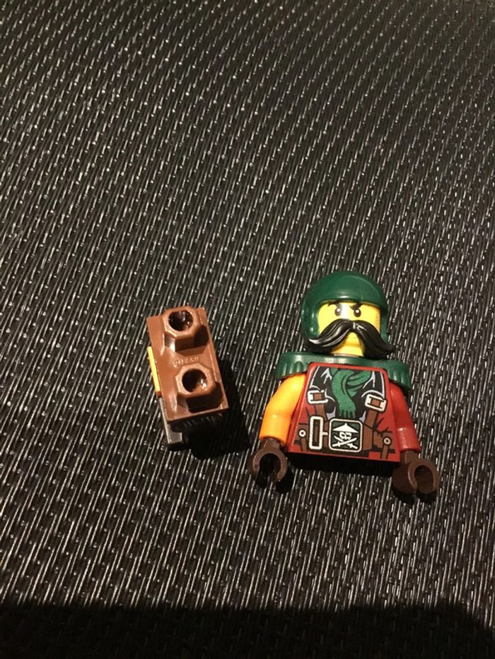 Lego Ninjago mini figurine Flintlock avec épaulettes njo197 minifigure lego officiel 2016 - photo numéro 4