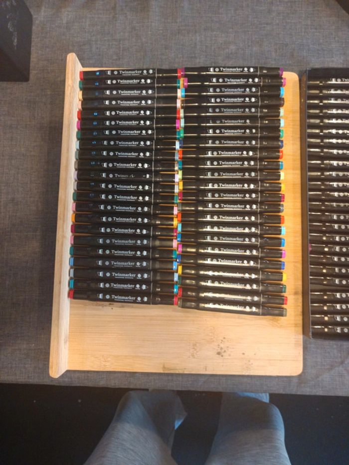 Lot de 69 feutres comme neuf Twinmarker - photo numéro 2