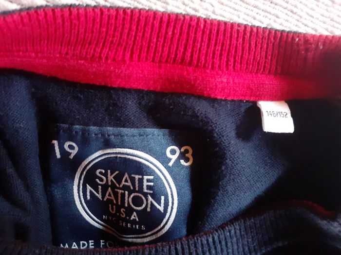 Pull coton tennis Skate Nation 12 ans - photo numéro 4