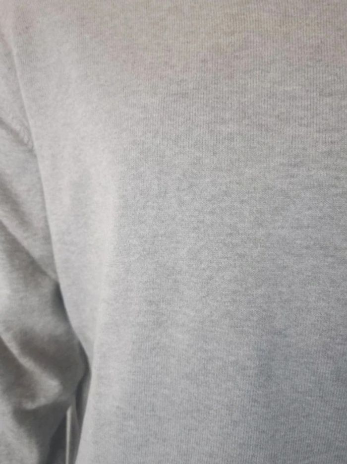 Pull fin marque Ascott taille XXL couleur gris clair 100% coton neuf avec étiquette - photo numéro 2