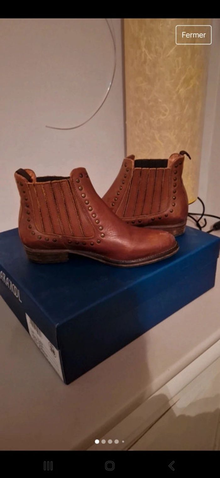 Bottines en cuir 🤎 - photo numéro 2